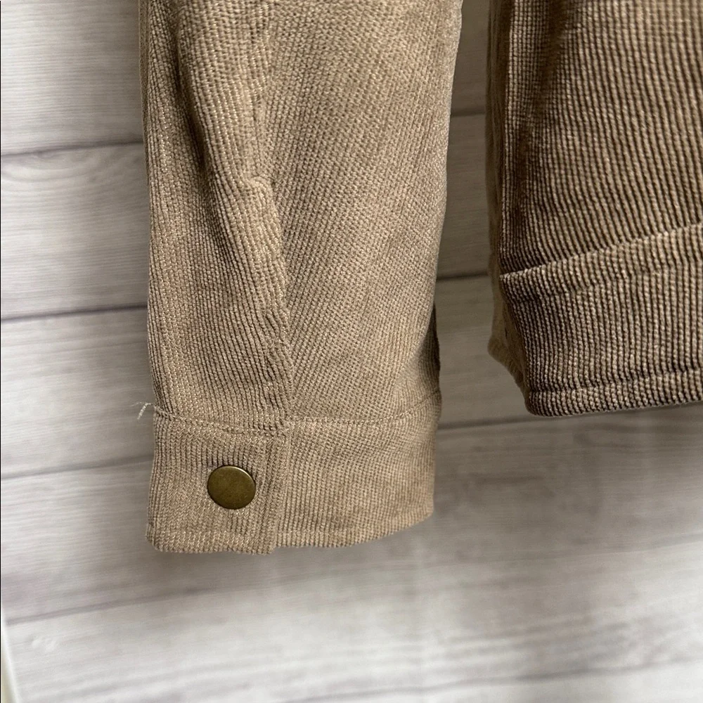 Doe & Rae Corduroy Mocha Colored Jacket Size M
